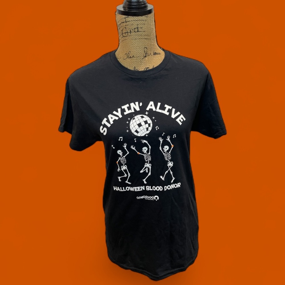 Stayin’ Alive Halloween Blood Donor T-Shirt